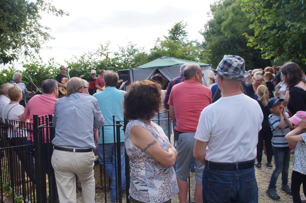 Visitors enjoy the Entertainment