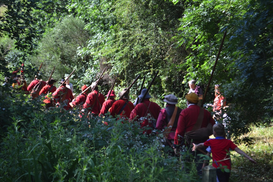 Col. Devereux's Regt. on the march