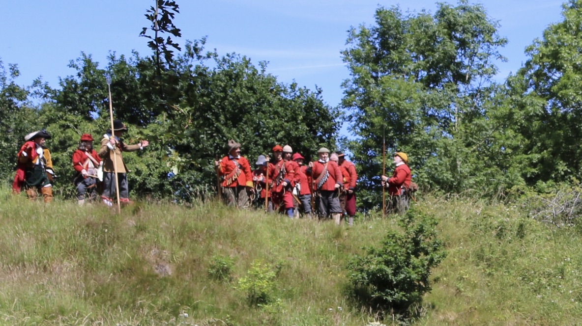 Col. Devereux's Regiment prepare for drill