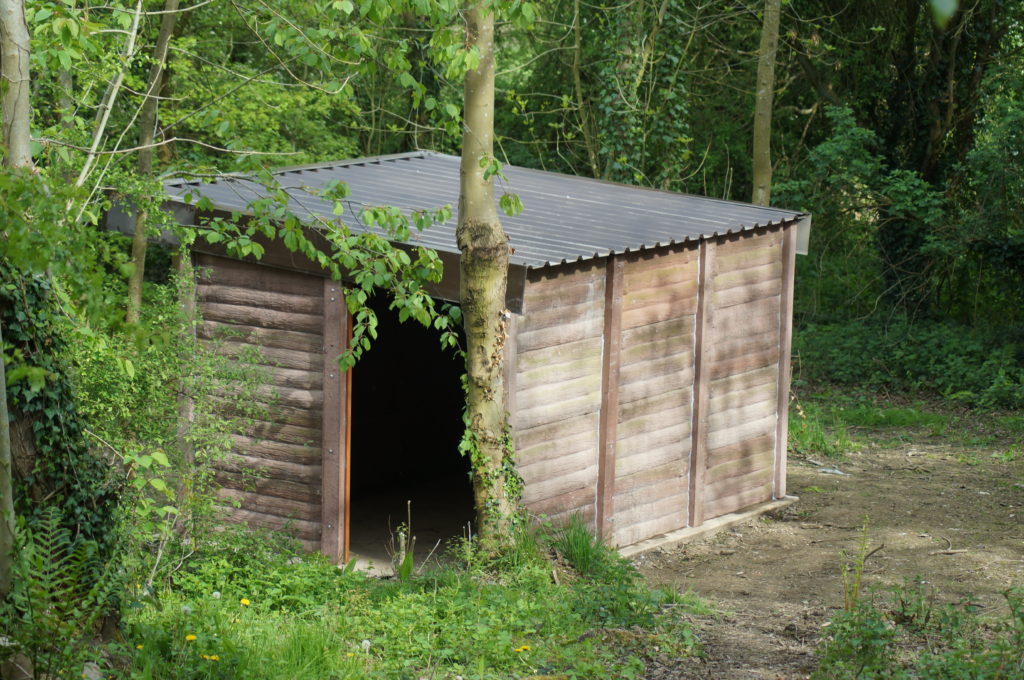 Entrance to the bird hide