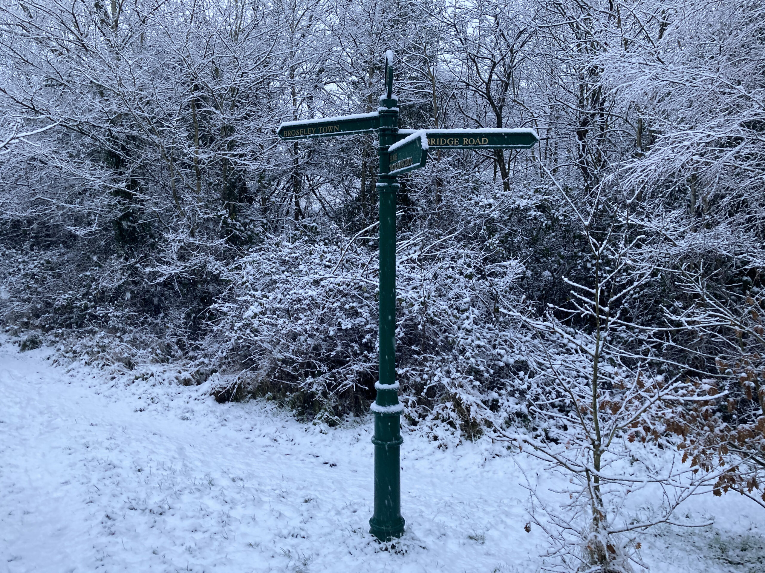 Signpost on the Bridleway 